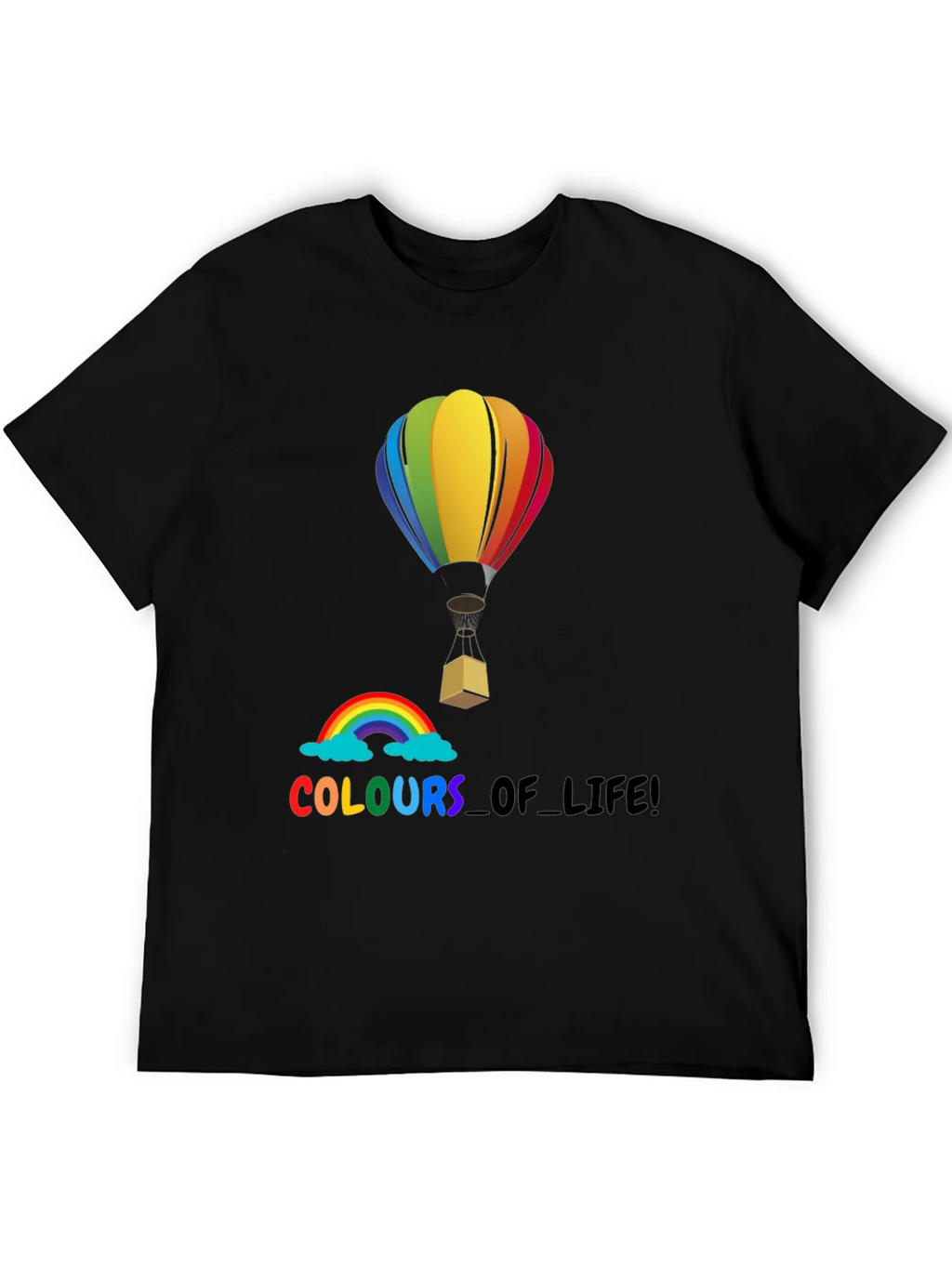 Rainbow Colors of Life Graphic T-Shirt product image 5