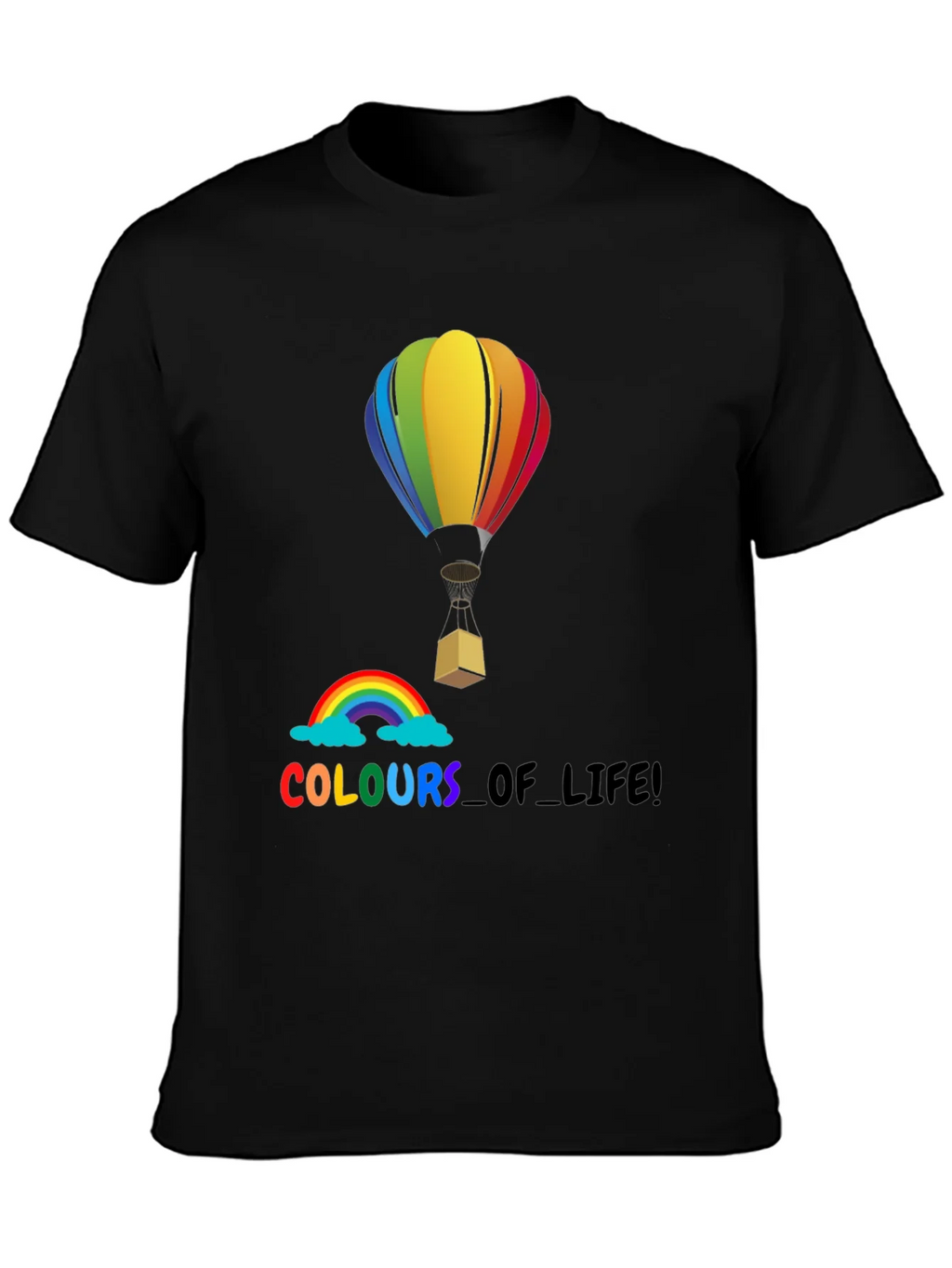 Rainbow Colors of Life Graphic T-Shirt product image 3
