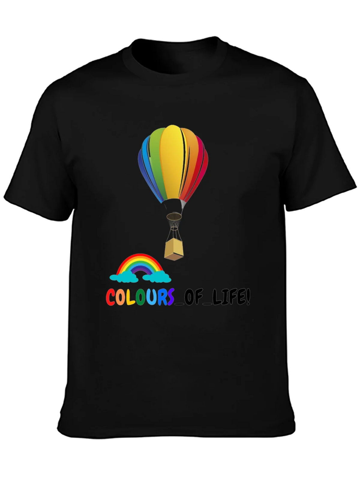 Rainbow Colors of Life Graphic T-Shirt product image 3