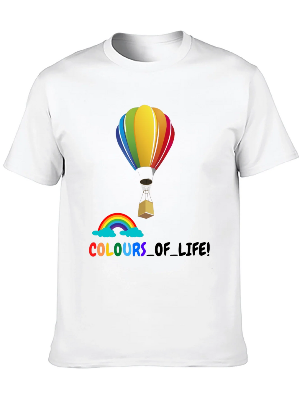 Rainbow Colors of Life Graphic T-Shirt product image 9