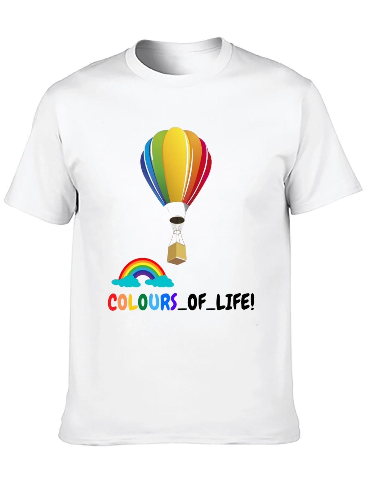 Rainbow Colors of Life Graphic T-Shirt product image 9