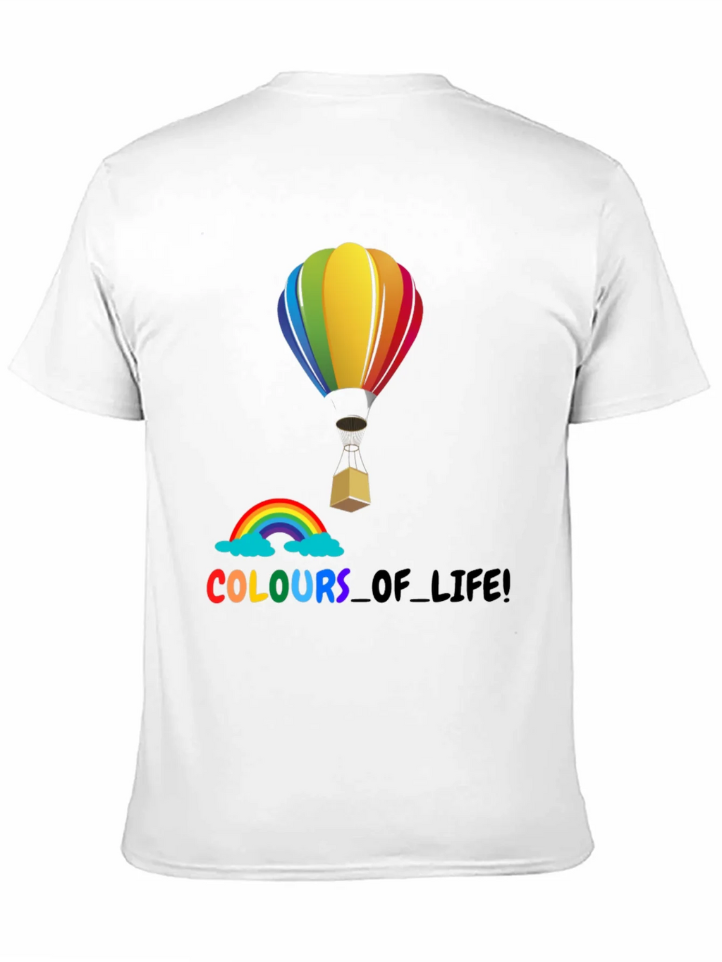 Rainbow Colors of Life Graphic T-Shirt product image 10