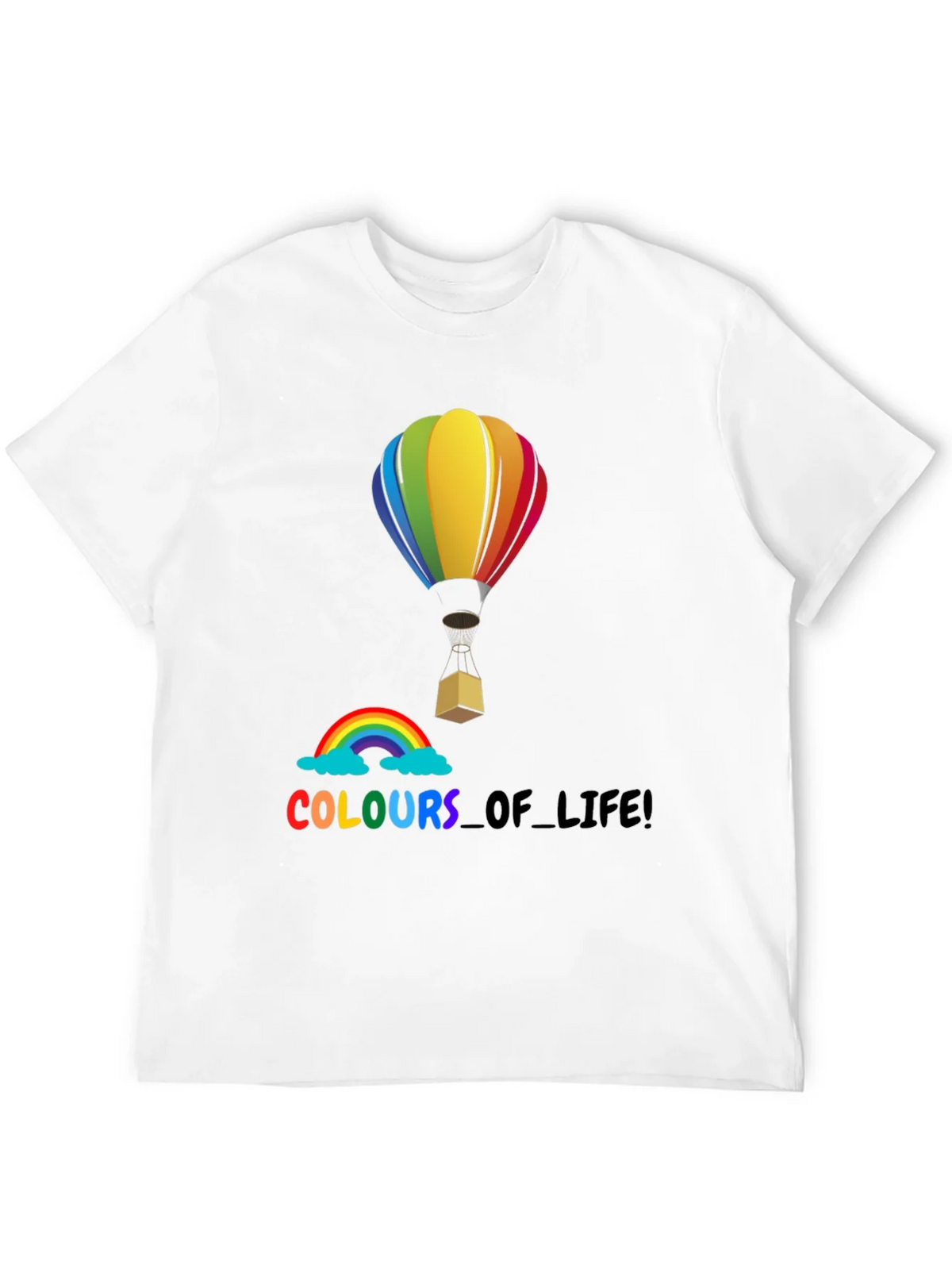 Rainbow Colors of Life Graphic T-Shirt product image 11