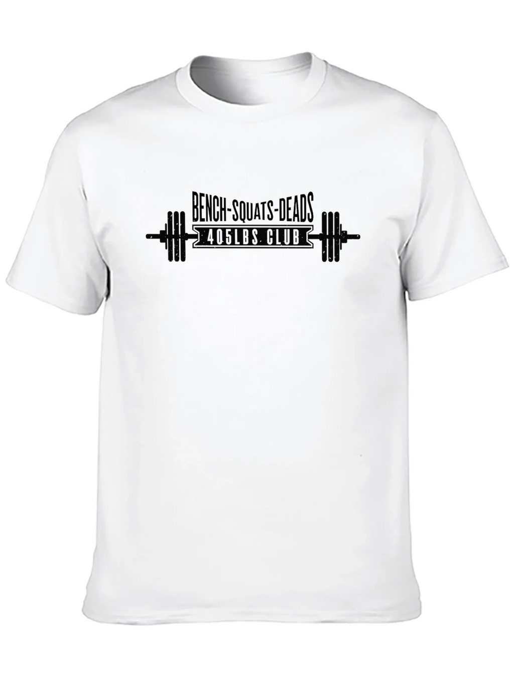 Bench Squats Deadlift 405lbs Club Graphic T-Shirt product image 6