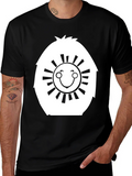 Sunshine Graphic Tee - Black Cotton Blend product image 1