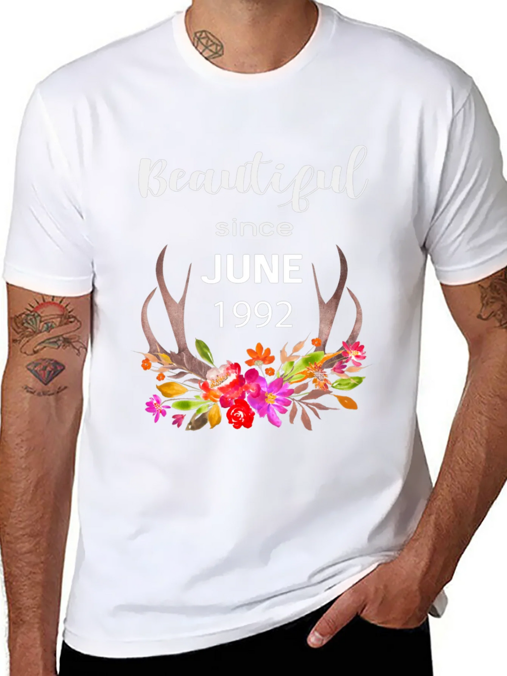 Beautiful Since June 1992 Graphic Tee product image 7