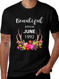 Beautiful Since June 1992 Graphic Tee product image 1