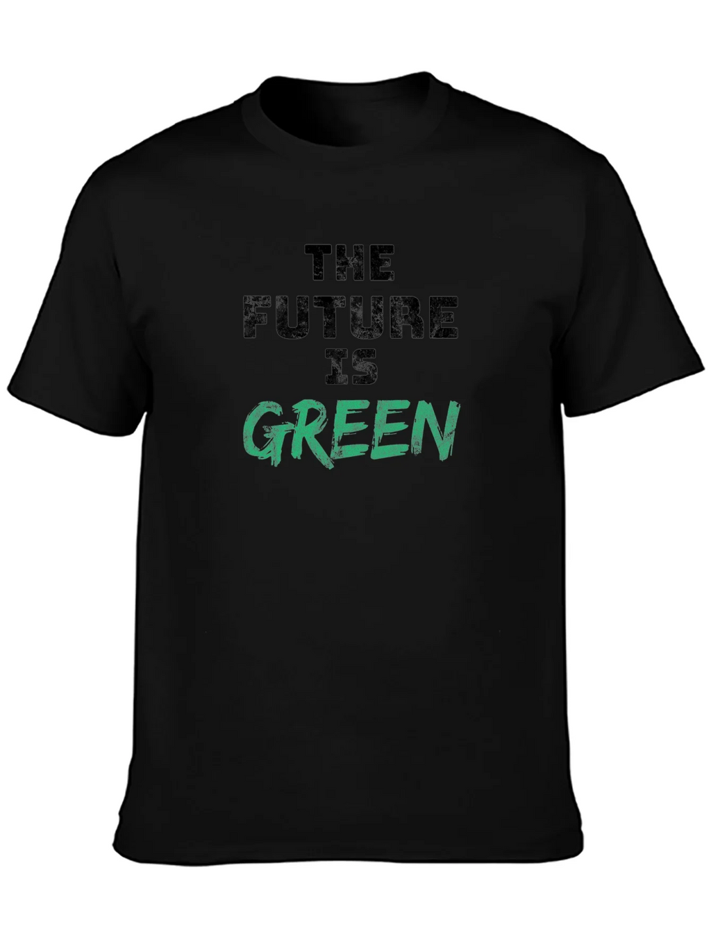 The Future is Green Graphic Tee - Eco-Friendly Slogan product image 2