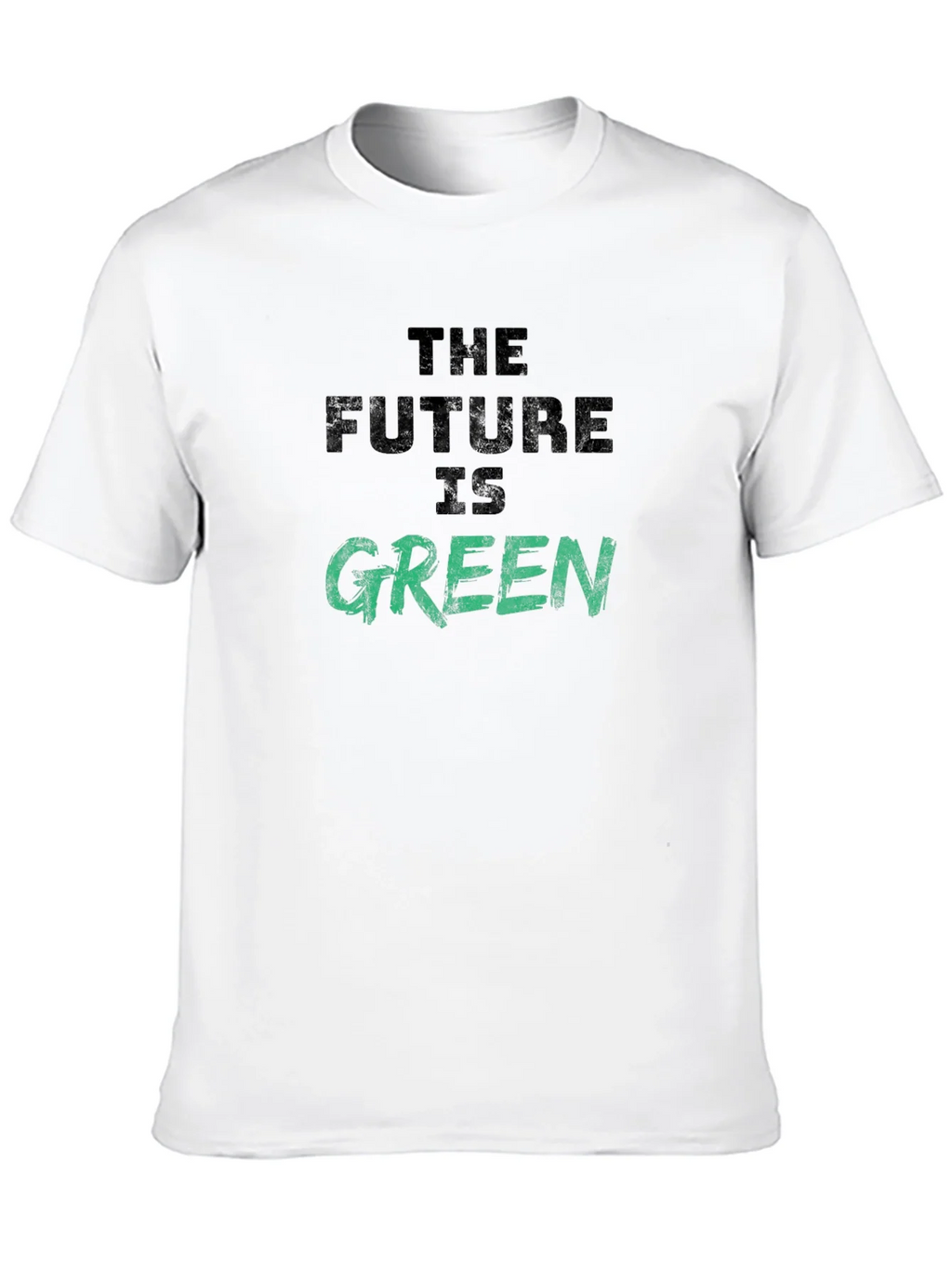 The Future is Green Graphic Tee - Eco-Friendly Slogan product image 5