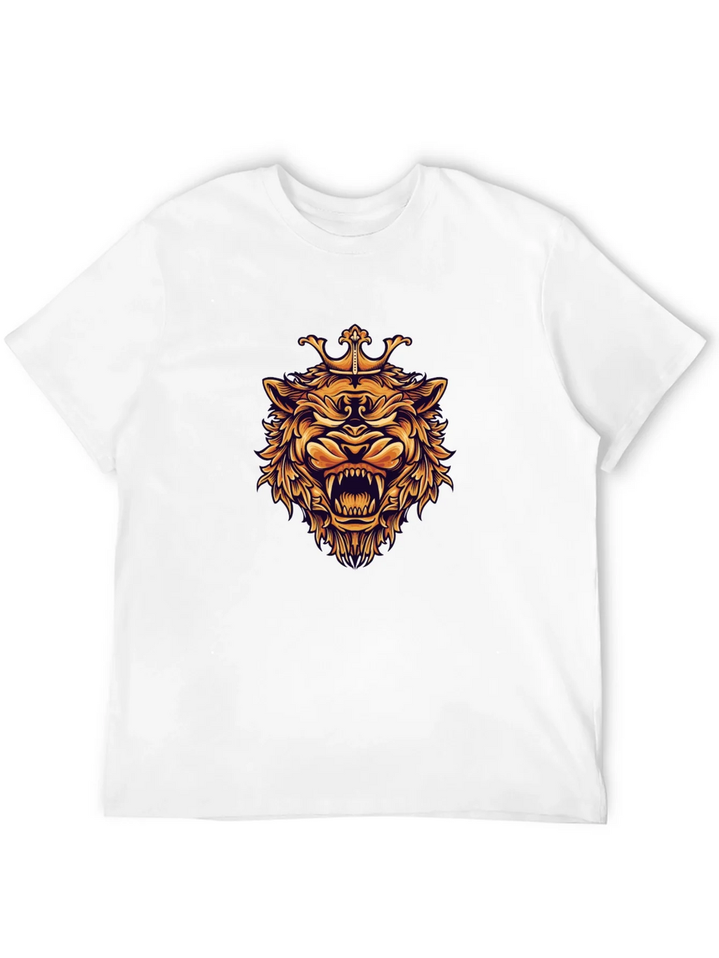 King Lion Graphic Black T-Shirt product image 3