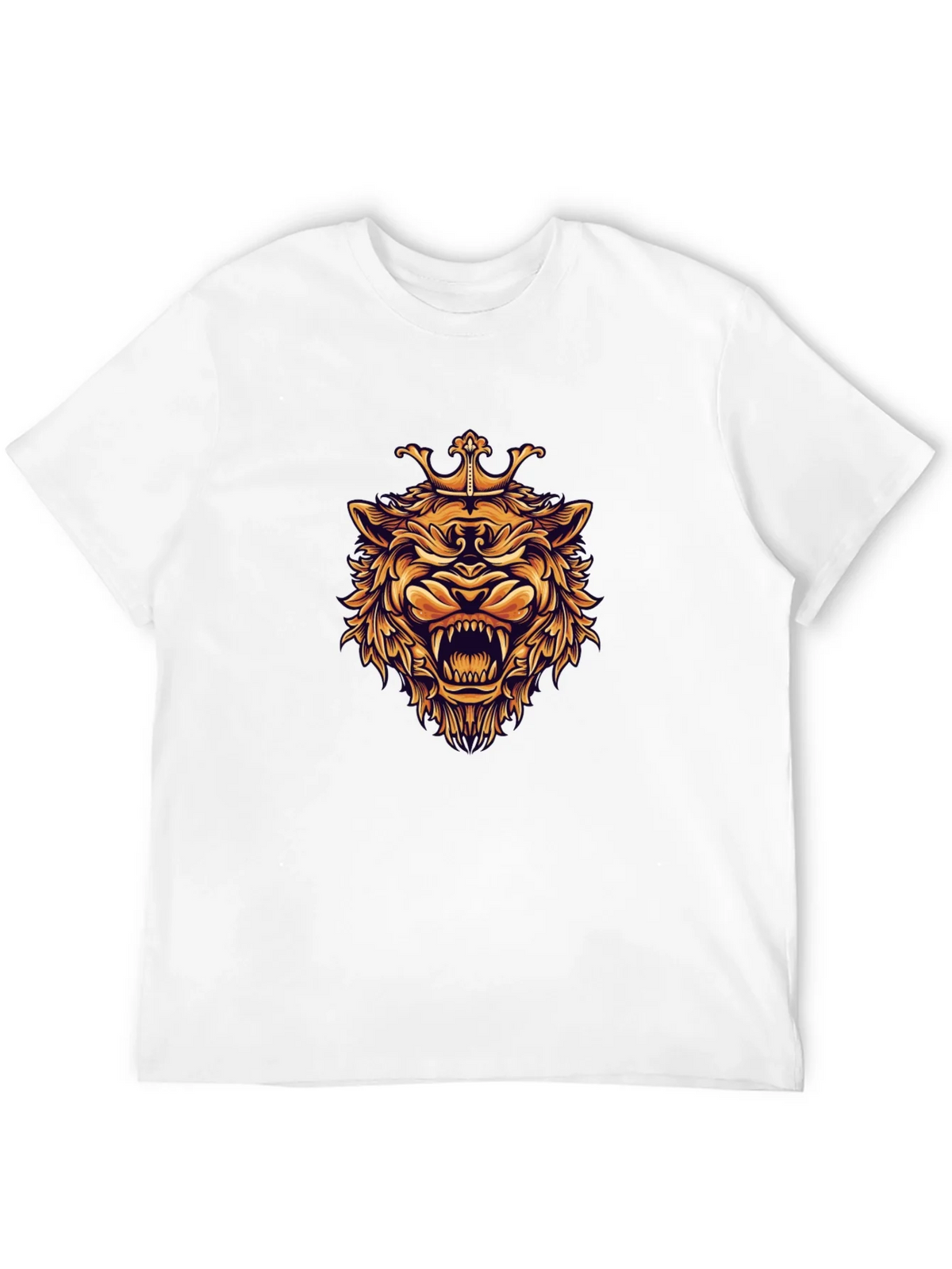 King Lion Graphic Black T-Shirt product image 3