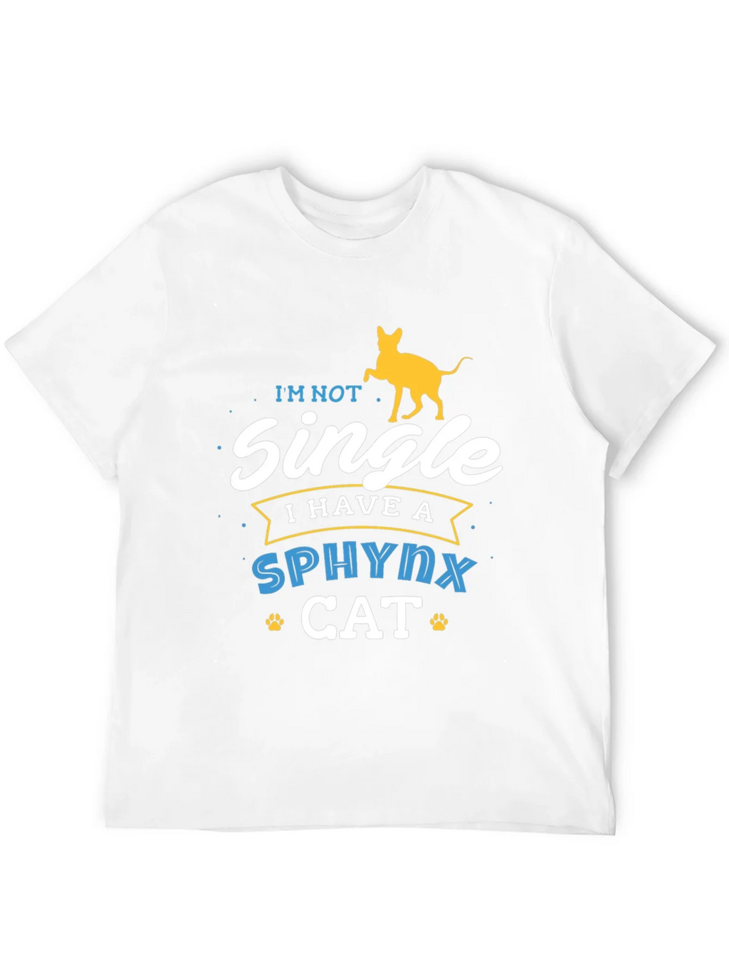 Sphynx Cat Lover T-Shirt - Im Not Single Funny Tee product image 10