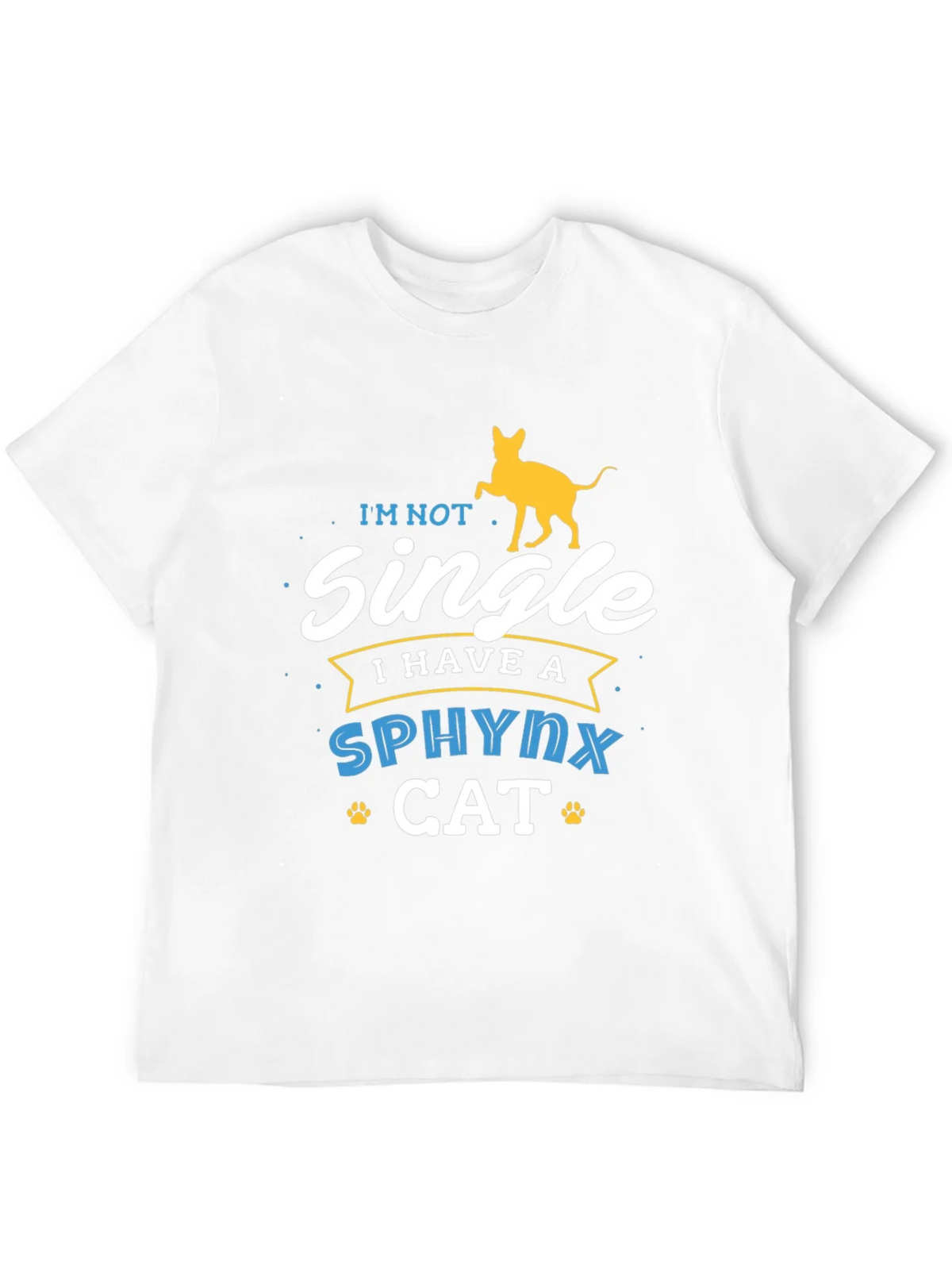Sphynx Cat Lover T-Shirt - Im Not Single Funny Tee product image 10