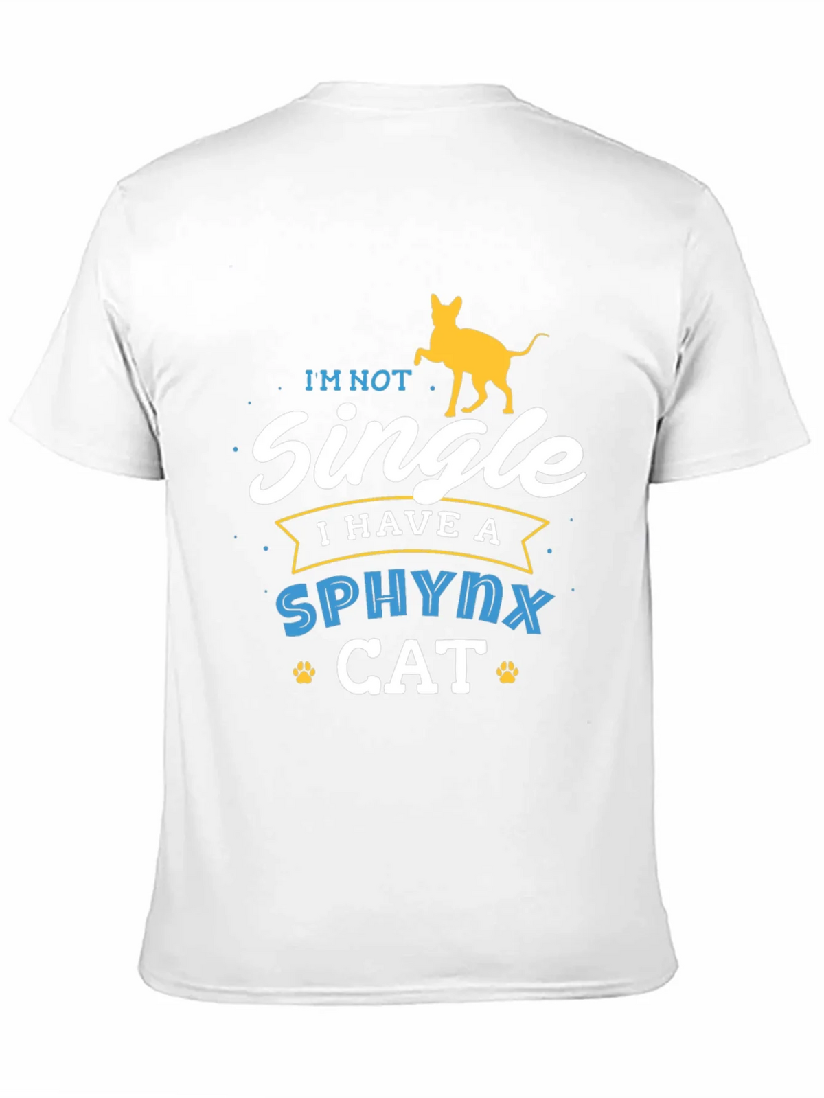 Sphynx Cat Lover T-Shirt - Im Not Single Funny Tee product image 9