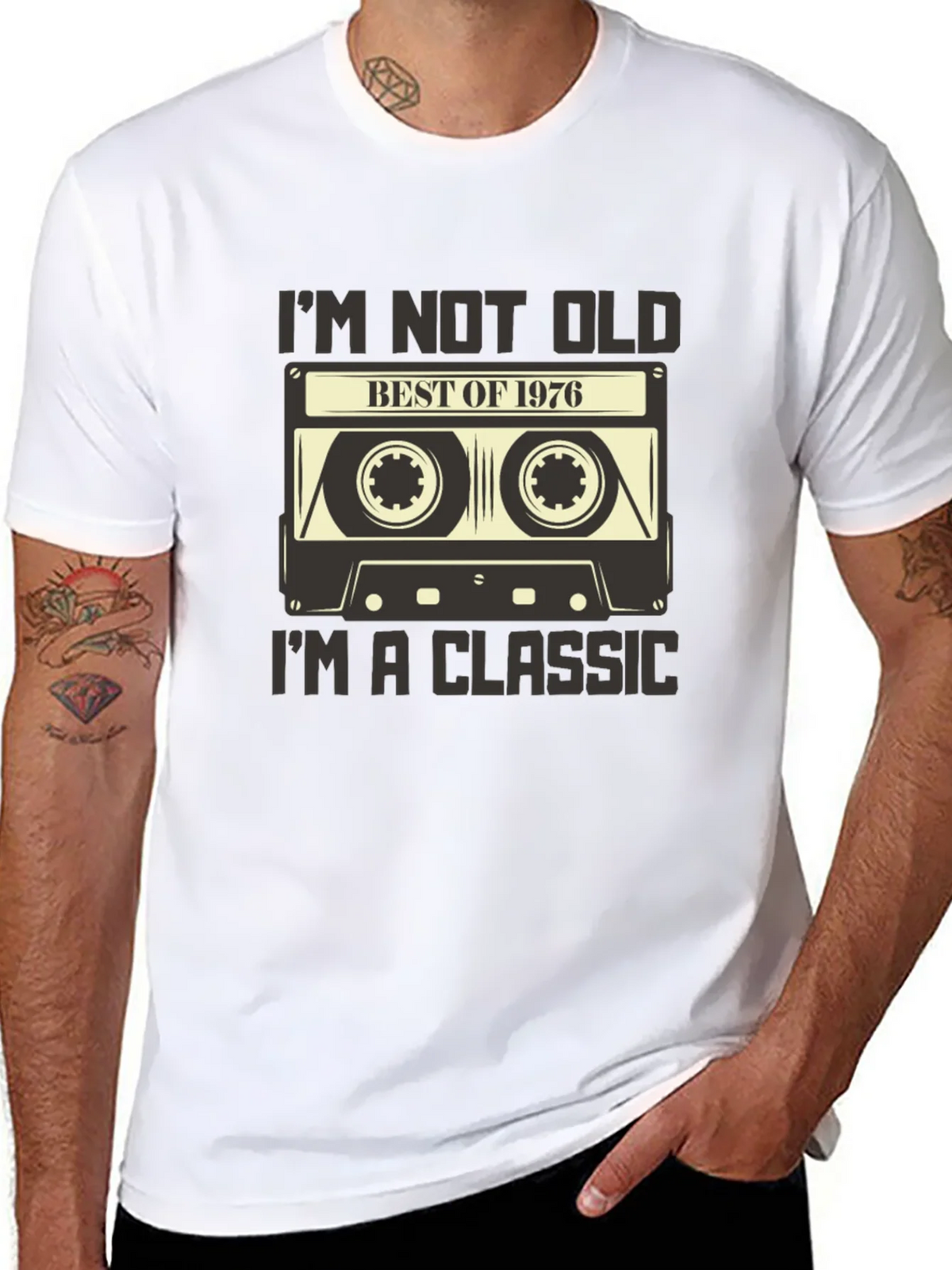 Im Not Old Im A Classic 1976 Retro T-Shirt product image 7