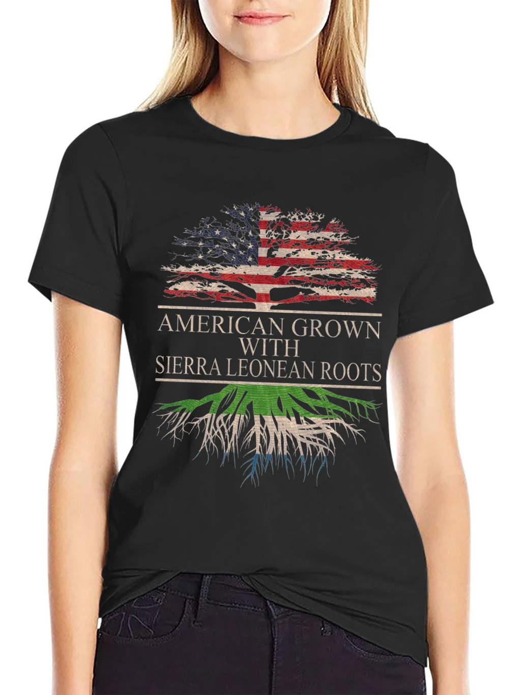 American Sierra Leone Roots T-Shirt product image 2