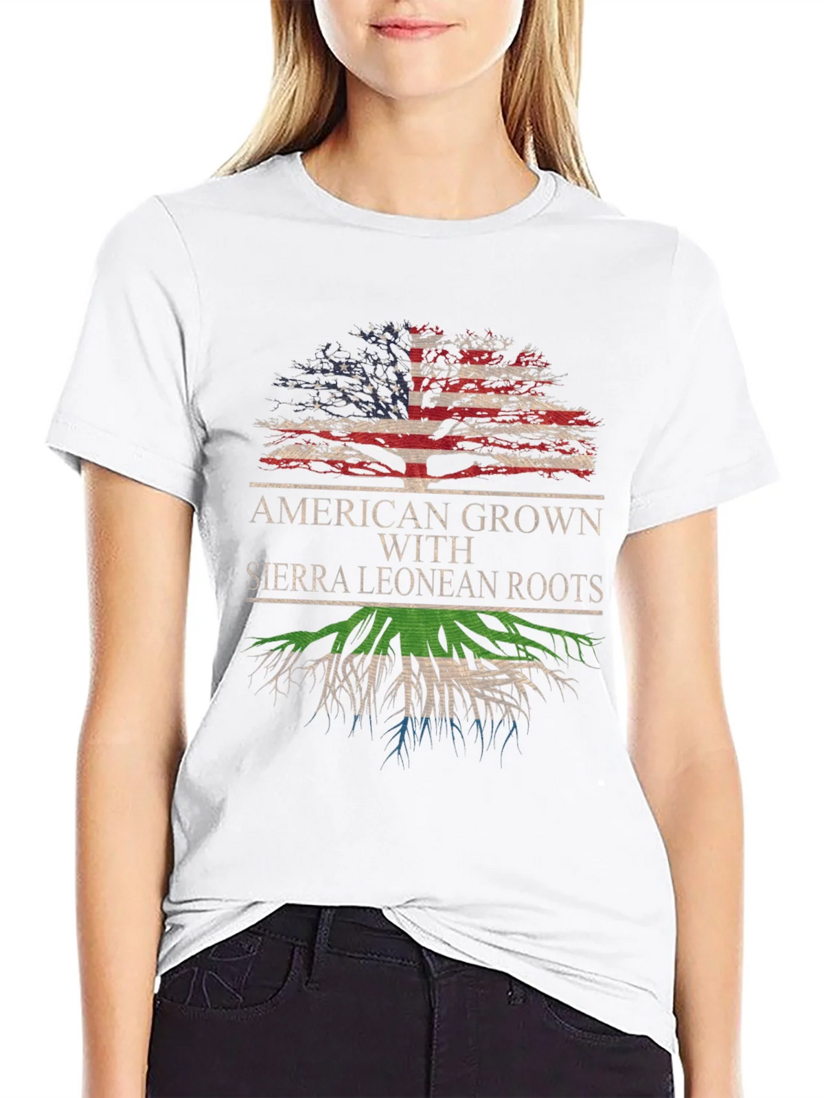 American Sierra Leone Roots T-Shirt product image 8