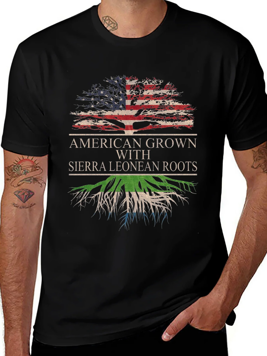 American Sierra Leone Roots T-Shirt product image 1