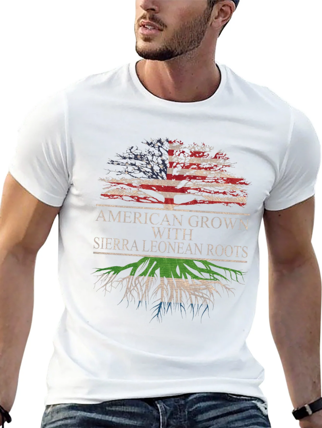American Sierra Leone Roots T-Shirt product image 12