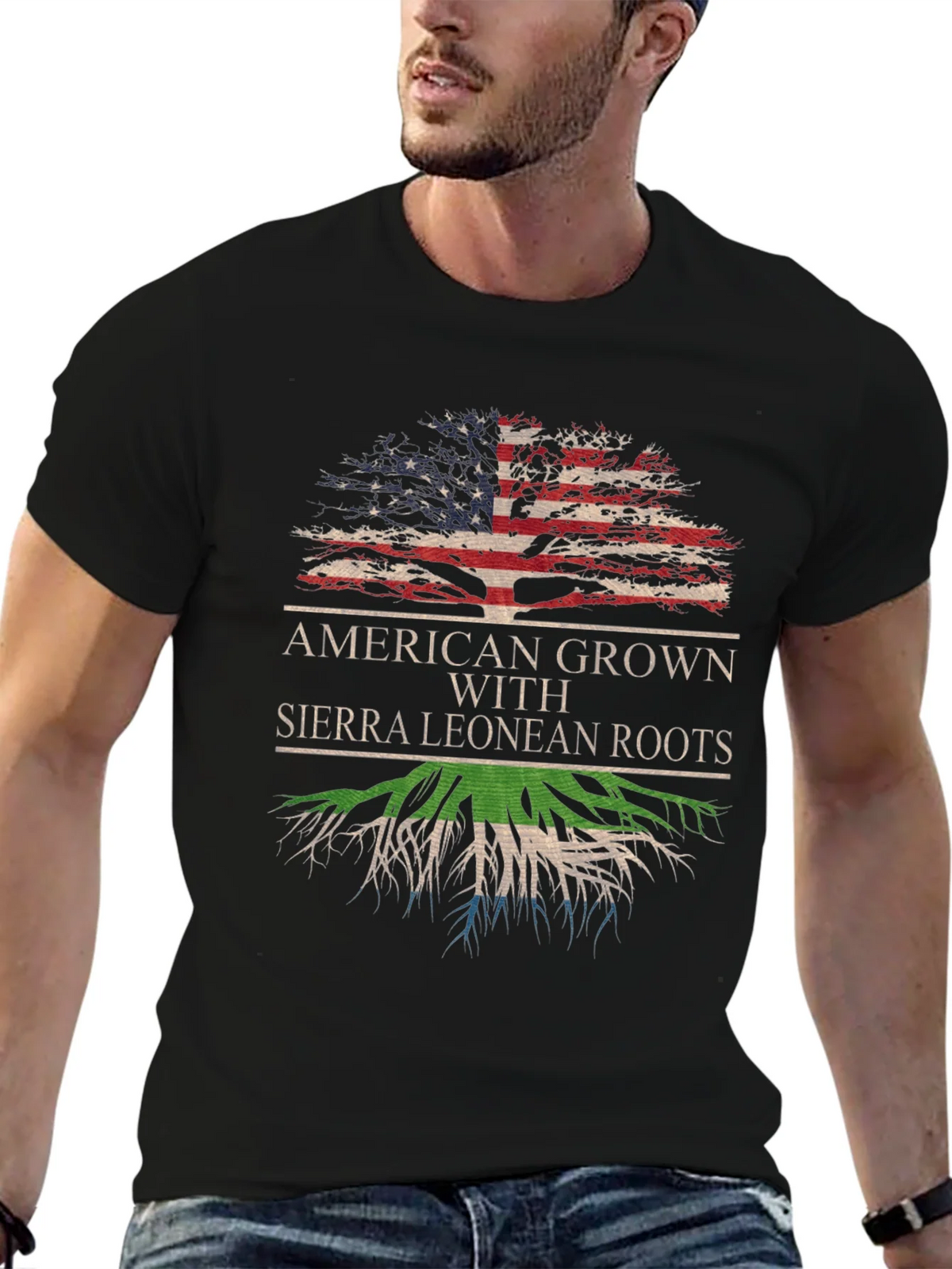 American Sierra Leone Roots T-Shirt product image 6