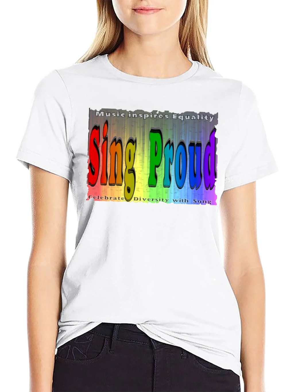 Sing Proud Equality Music T-Shirt product image 8