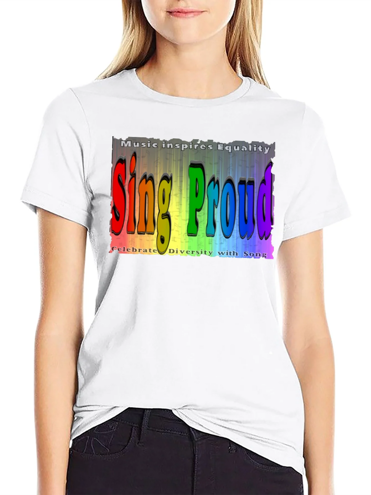 Sing Proud Equality Music T-Shirt product image 8