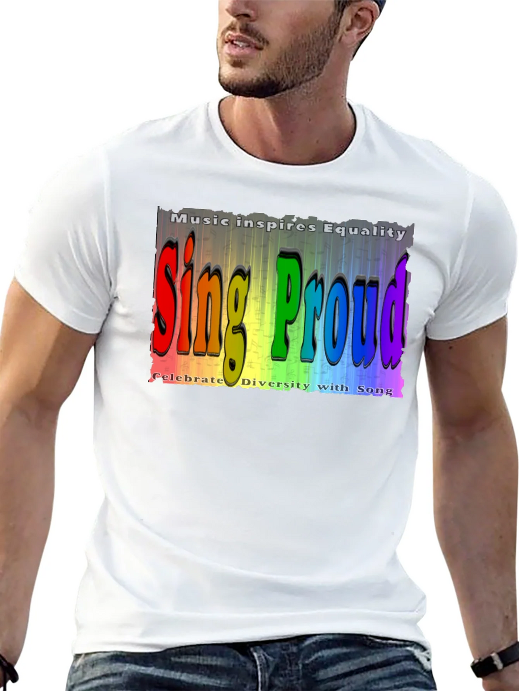Sing Proud Equality Music T-Shirt product image 12