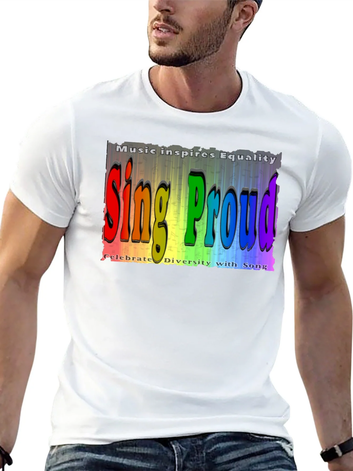 Sing Proud Equality Music T-Shirt product image 12