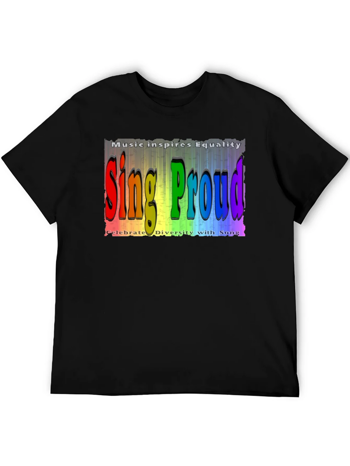 Sing Proud Equality Music T-Shirt product image 5