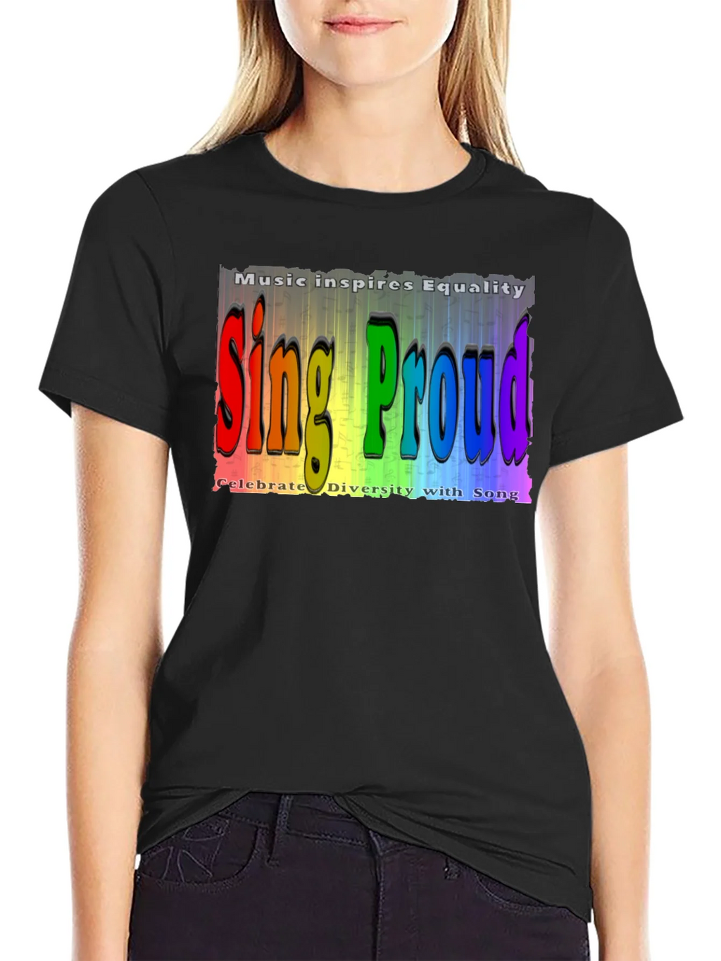 Sing Proud Equality Music T-Shirt product image 2