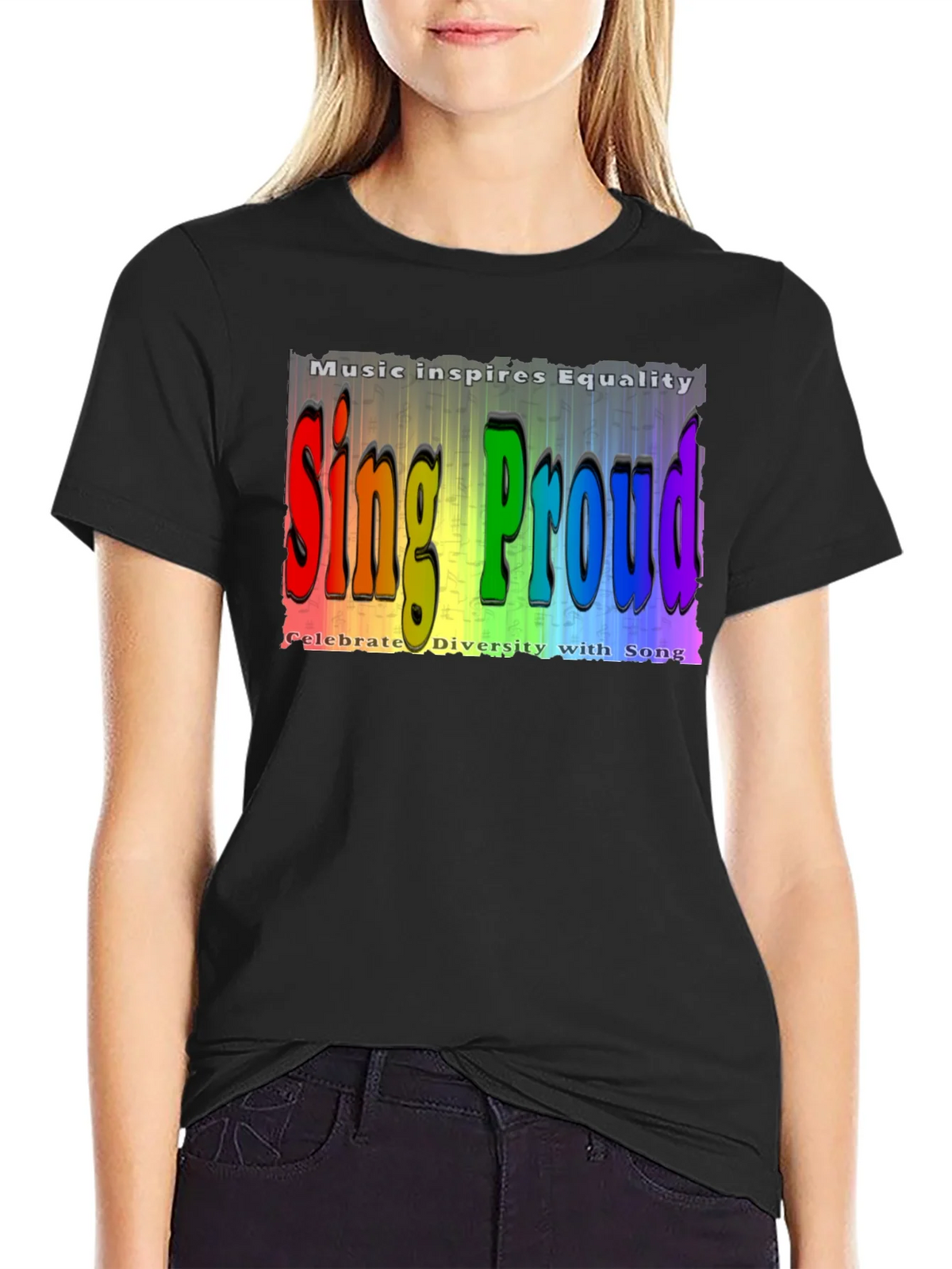 Sing Proud Equality Music T-Shirt product image 2
