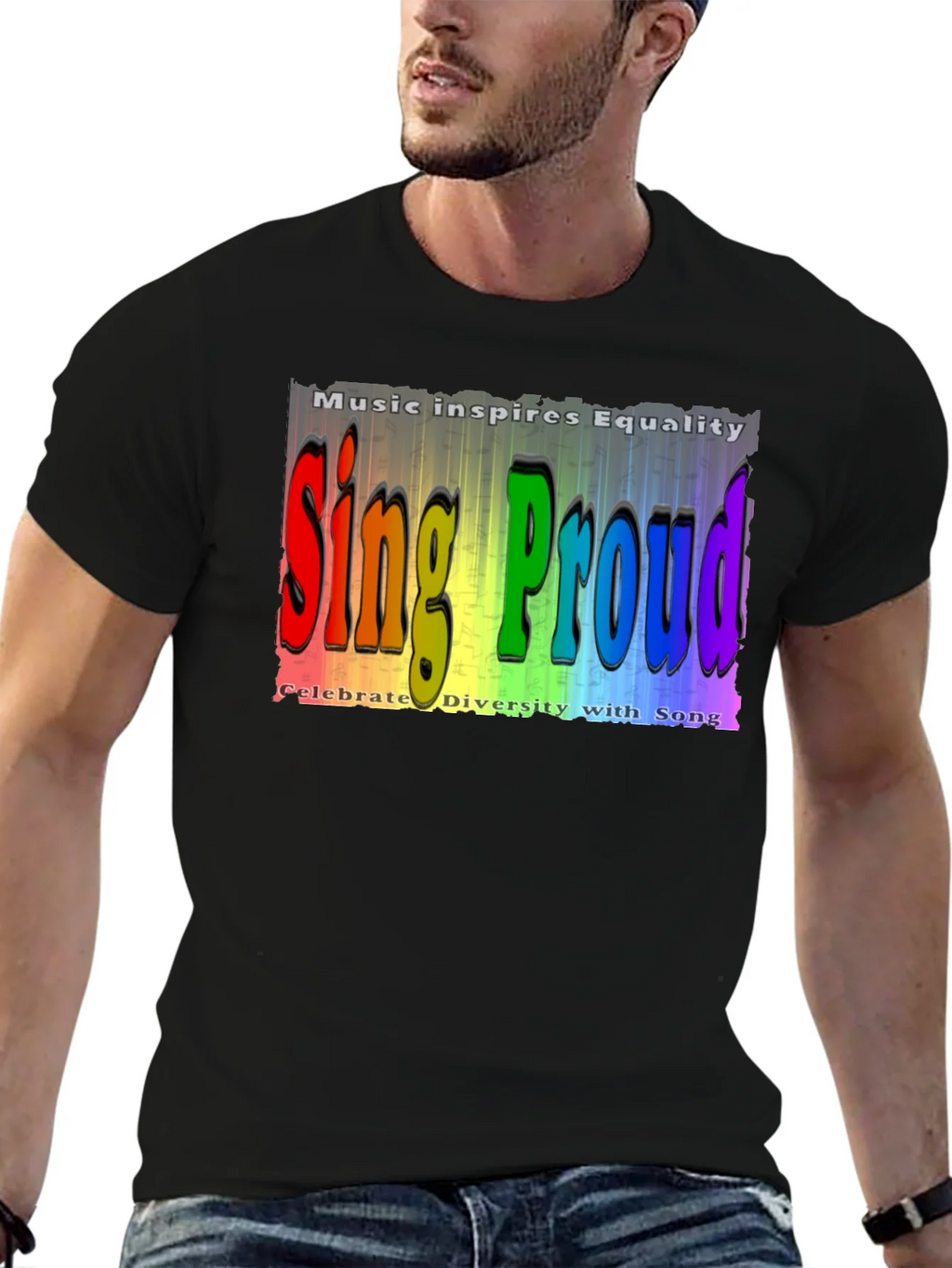 Sing Proud Equality Music T-Shirt product image 6