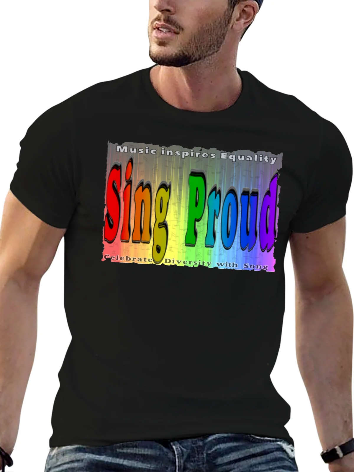 Sing Proud Equality Music T-Shirt product image 6