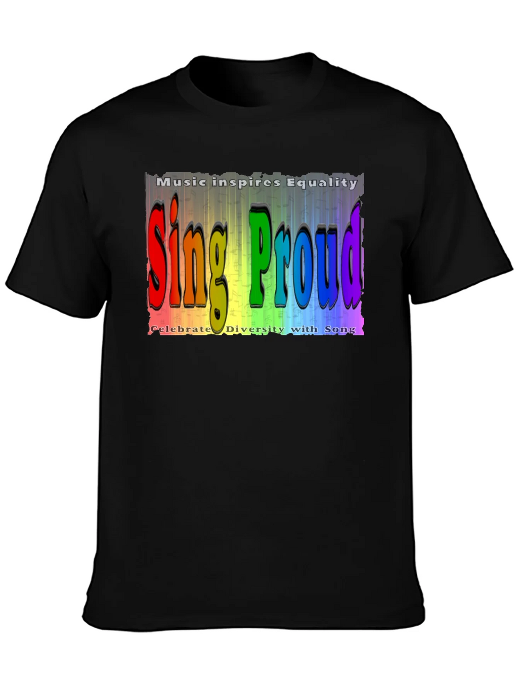 Sing Proud Equality Music T-Shirt product image 3