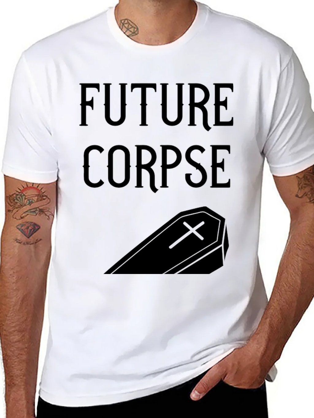 Future Corpse T-Shirt - Gothic Humor Tee product image 7
