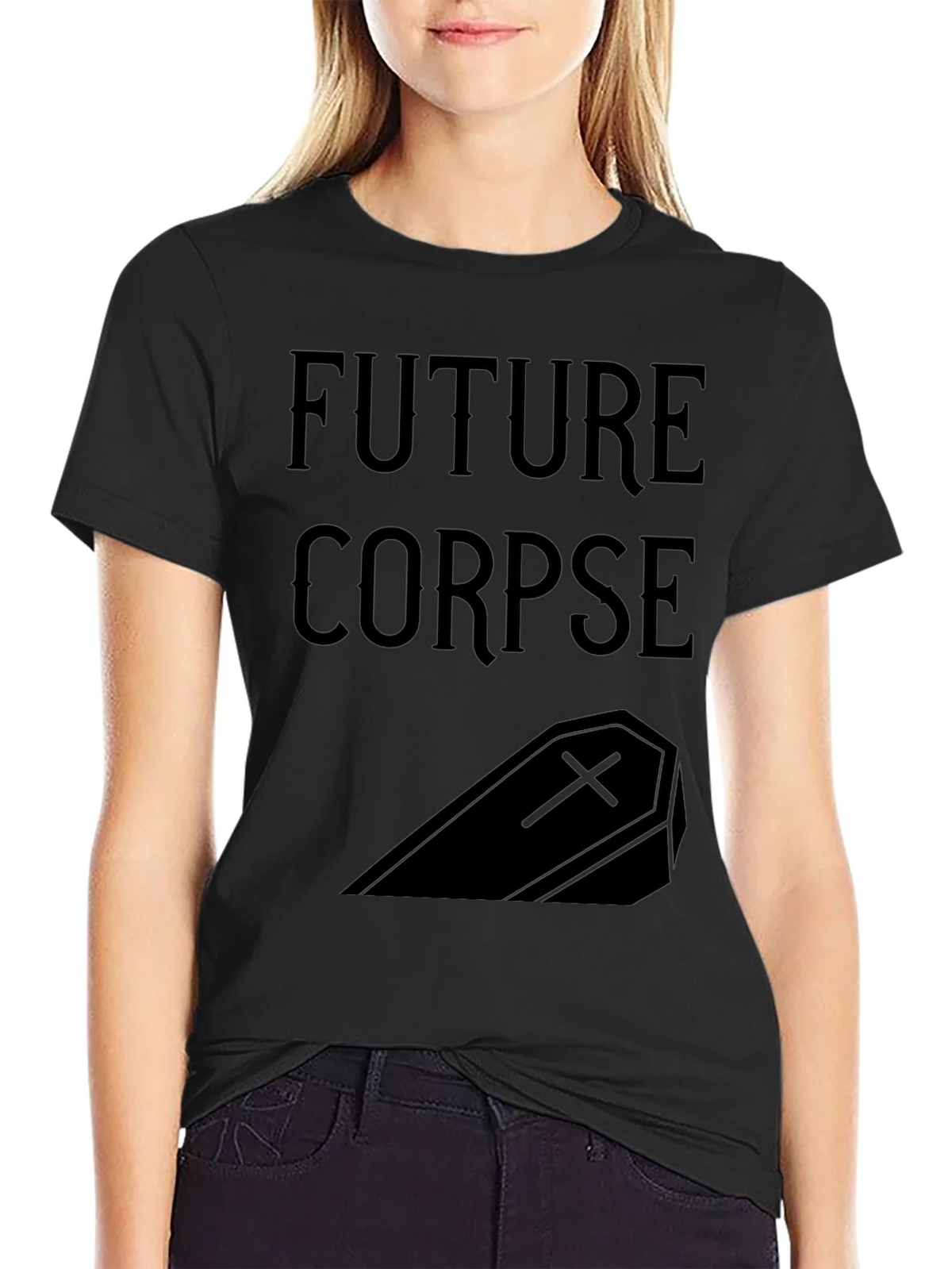 Future Corpse T-Shirt - Gothic Humor Tee product image 2