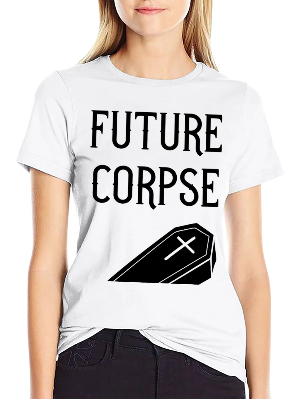 Future Corpse T-Shirt - Gothic Humor Tee product image 8