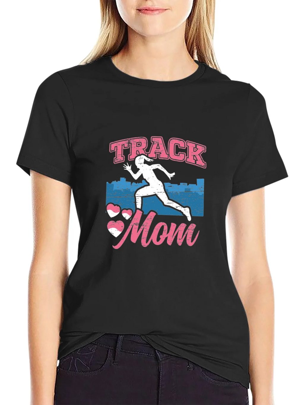 Track Mom Black Graphic Tee product image 1
