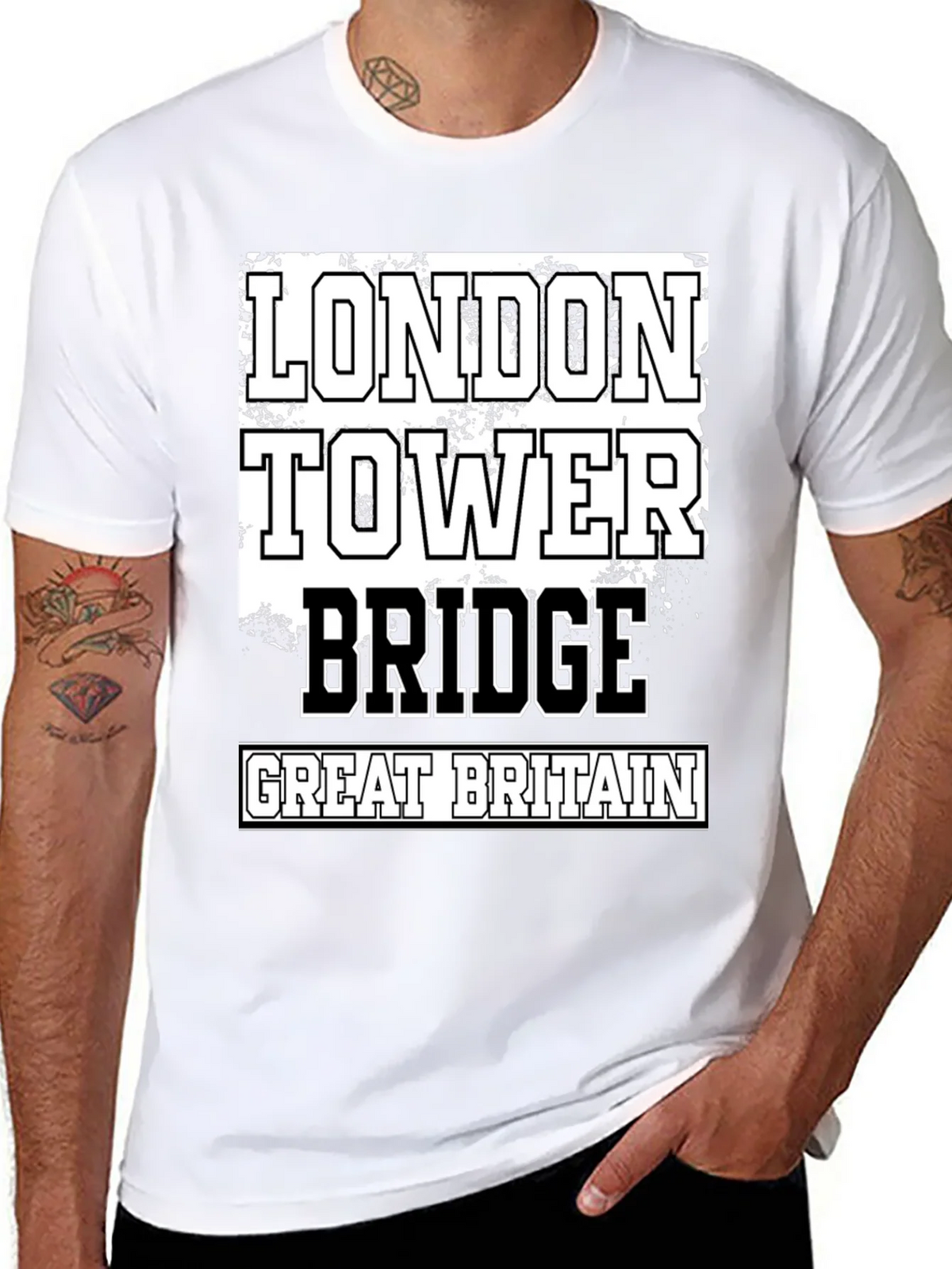 London Tower Bridge Graphic Tee - Great Britain Souvenir product image 7