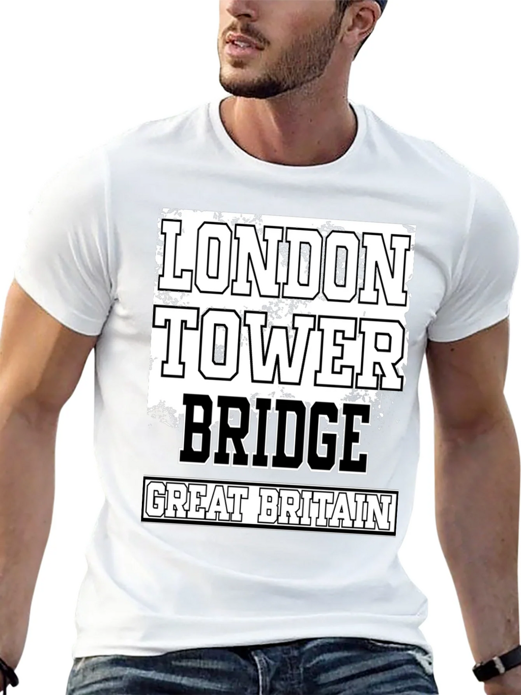 London Tower Bridge Graphic Tee - Great Britain Souvenir product image 12