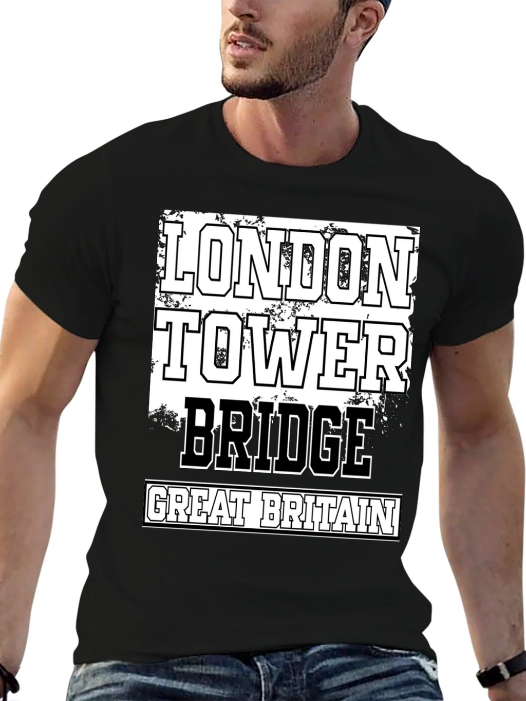 London Tower Bridge Graphic Tee - Great Britain Souvenir product image 6