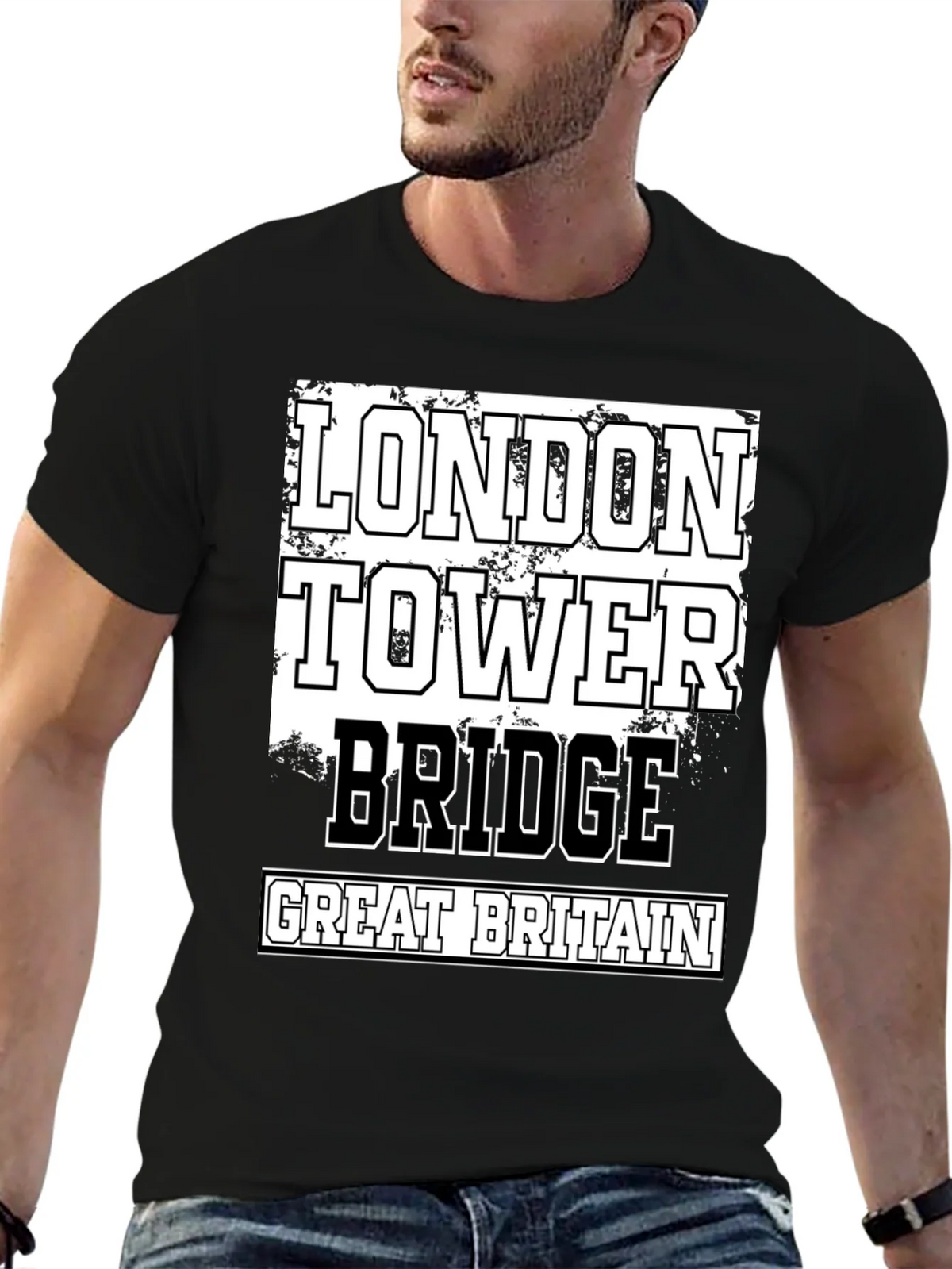 London Tower Bridge Graphic Tee - Great Britain Souvenir product image 6