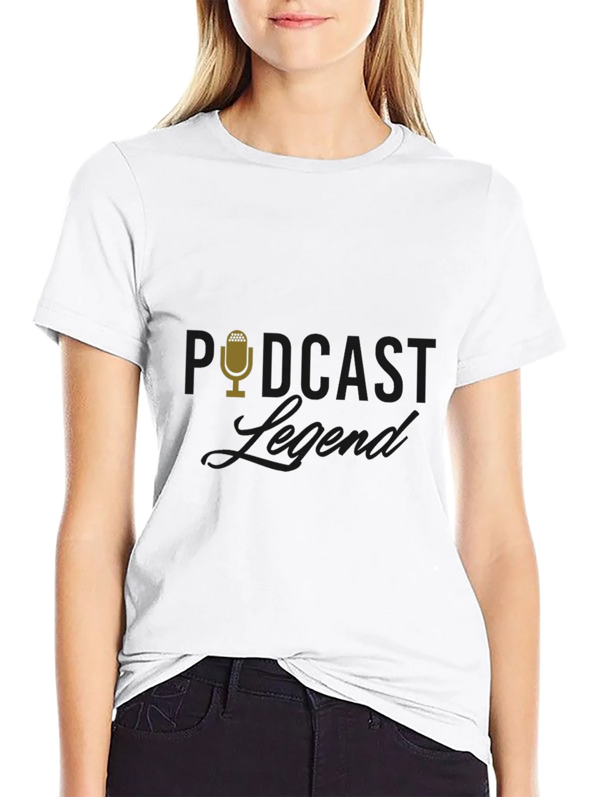 Podcast Legend Black T-Shirt product image 8