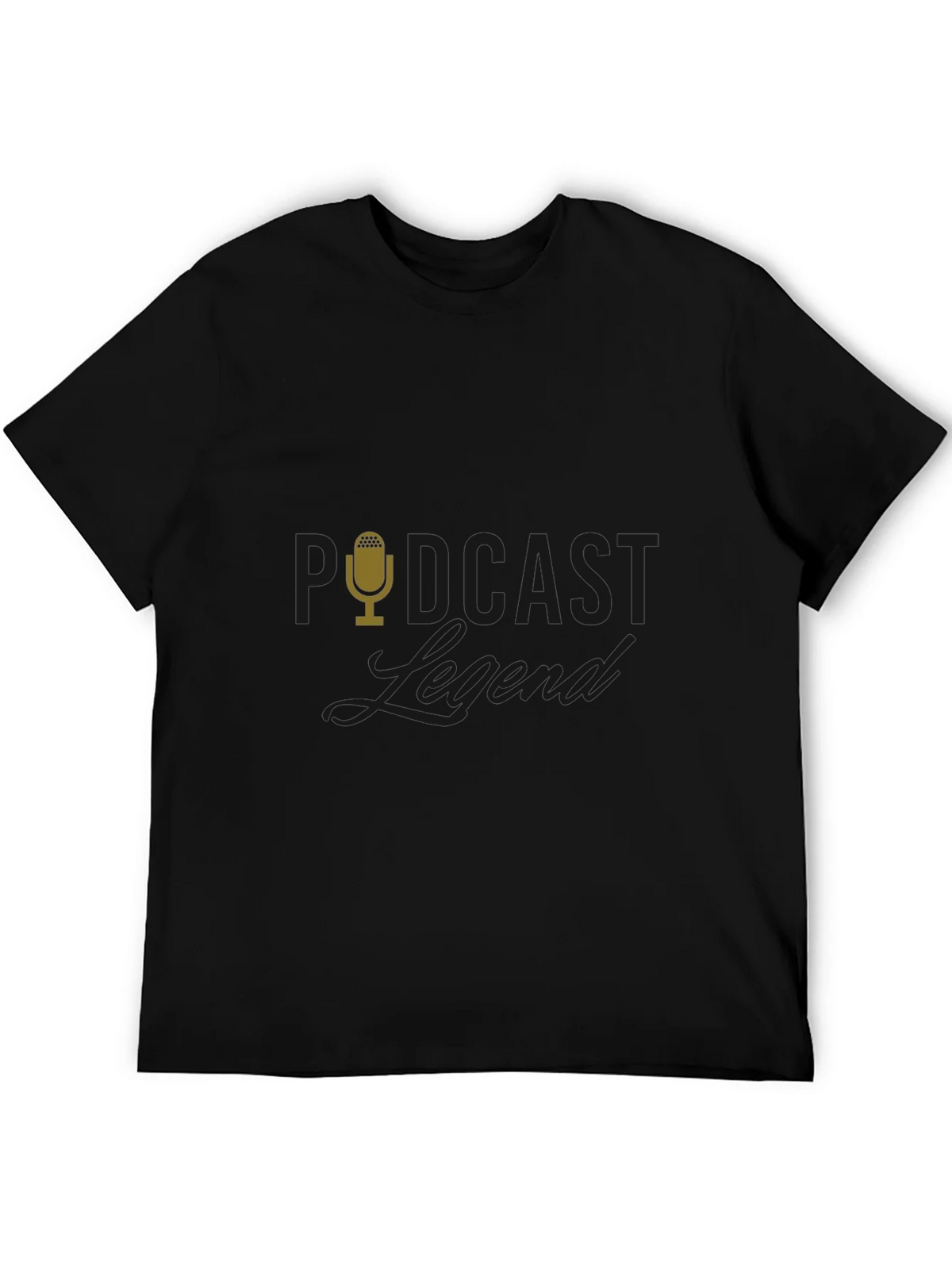 Podcast Legend Black T-Shirt product image 5