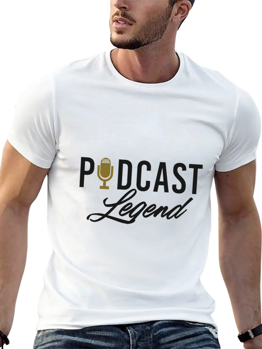 Podcast Legend Black T-Shirt product image 12