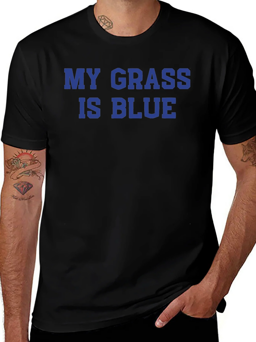 My Grass Is Blue T-Shirt - Bold Statement Tee product image 1