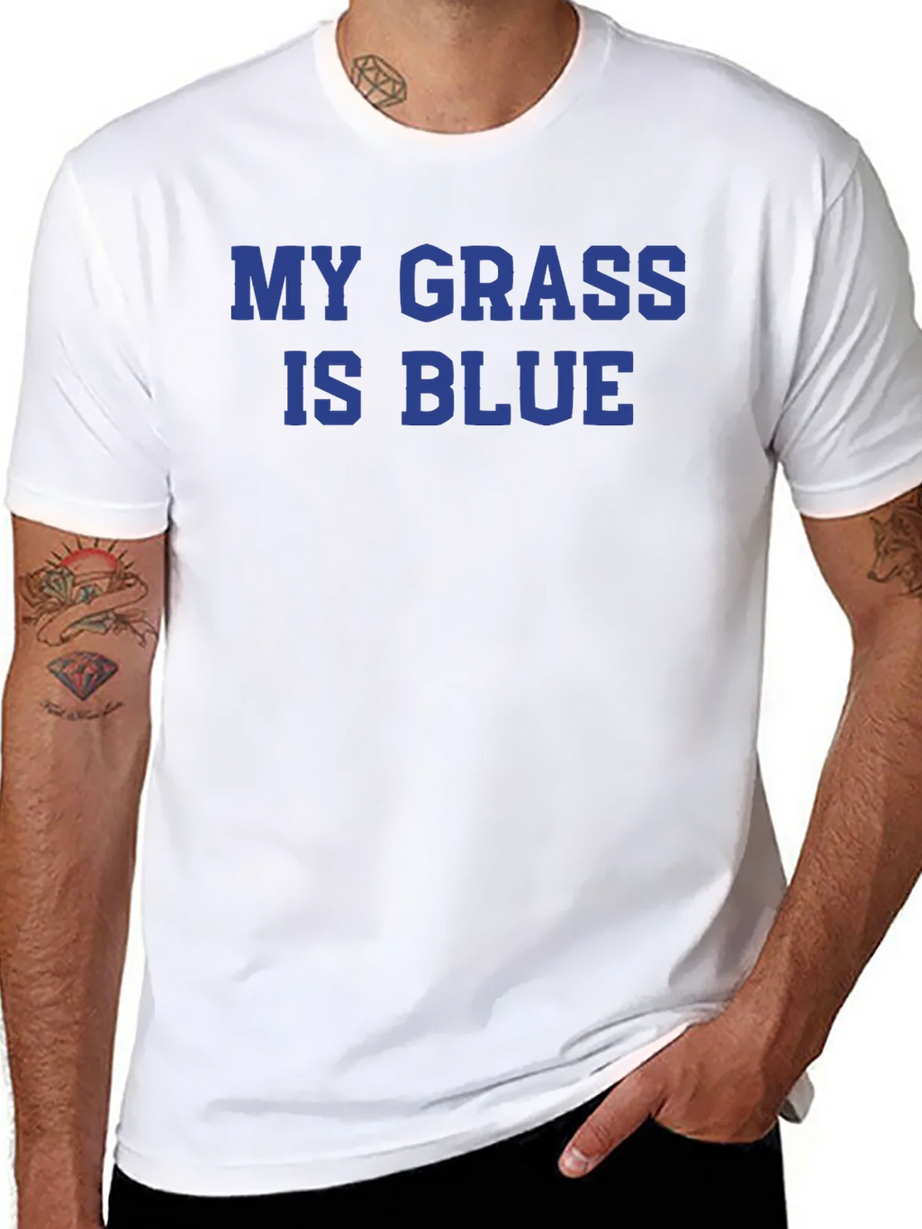 My Grass Is Blue T-Shirt - Bold Statement Tee product image 7