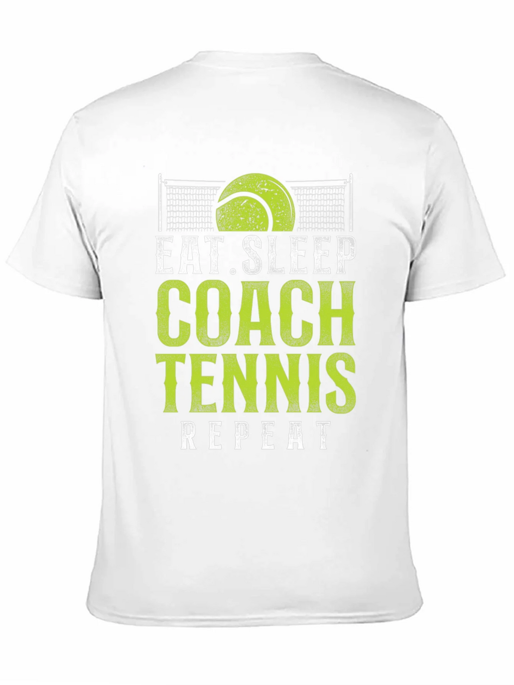 Eat Sleep Coach Tennis Repeat Black T-Shirt product image 10
