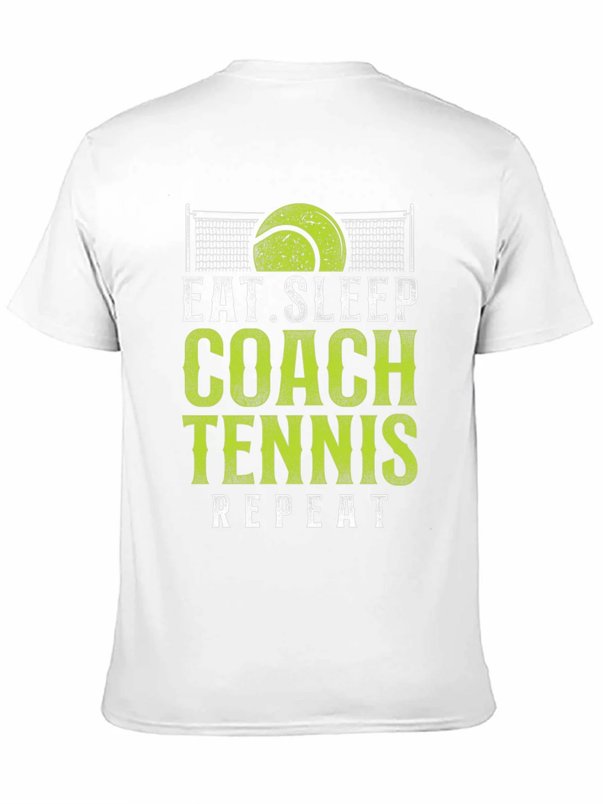 Eat Sleep Coach Tennis Repeat Black T-Shirt product image 10