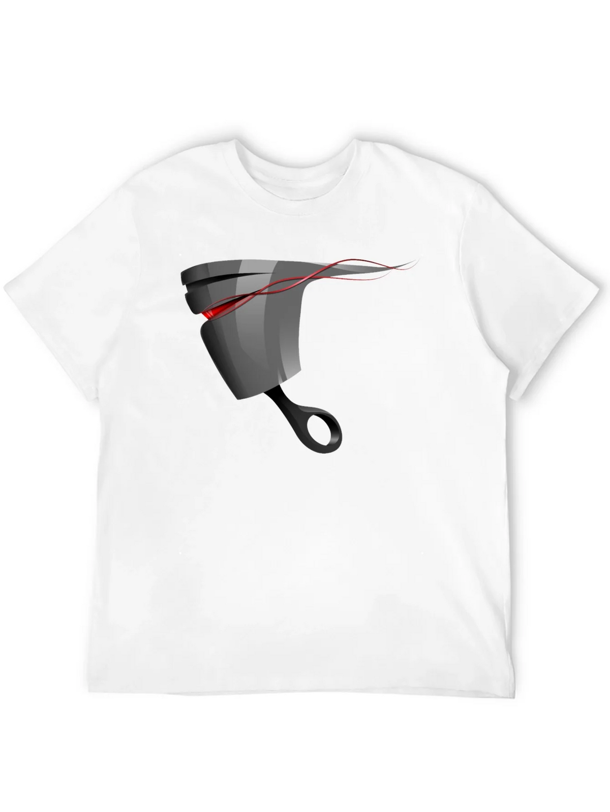 Mens Black Graphic T-Shirt - Piston Design product image 4